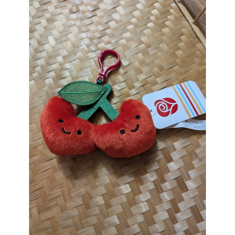 American Greetings Happy Cherries Plush Bag Charm NWT 06156725 Retired